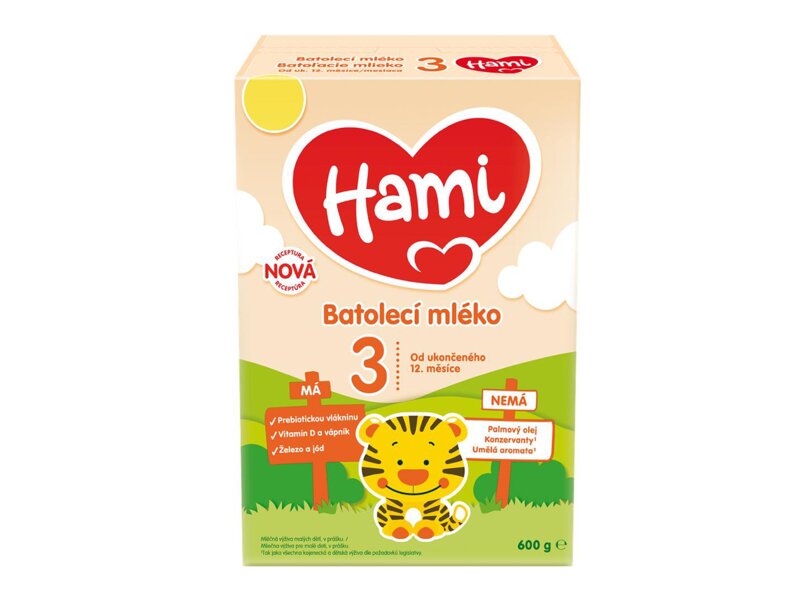 Hami 3 batolecí mléko 12- 24 měsíců 600 g