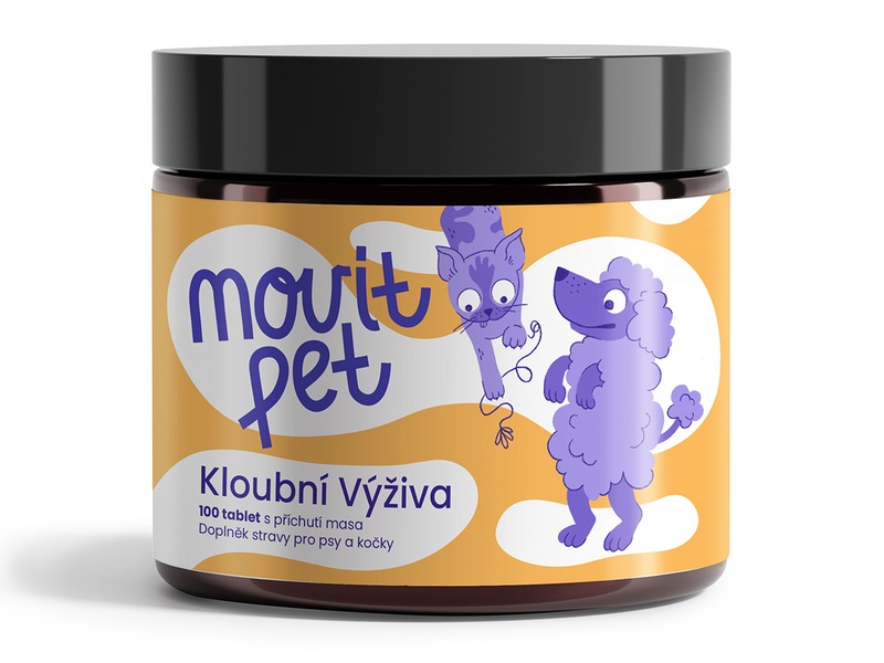 MOVit Pet Kloubní výživa s příchutí masa 100 tablet