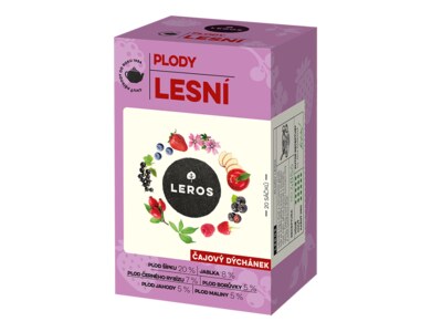 Leros Čajový dýchánek Lesní plody nálevové sáčky 20x2,2 g