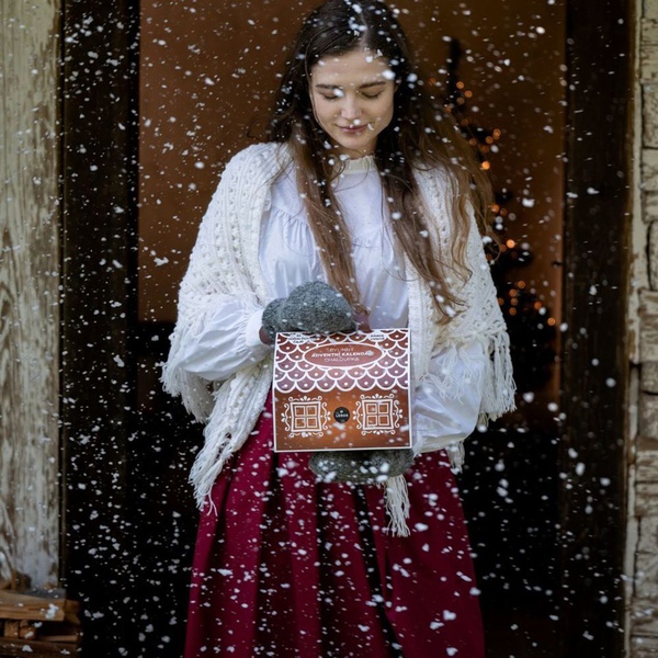 Leros Bylinný adventní kalendář chaloupka 24 nálevových sáčků
