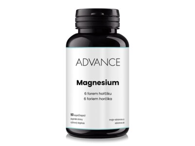 Advance Magnesium 6 forem hořčíku 90 kapslí Advance Magnesium 6 forem hořčíku 90 kapslí