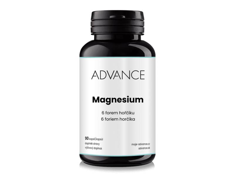 Advance Magnesium 6 forem hořčíku 90 kapslí Advance Magnesium 6 forem hořčíku 90 kapslí
