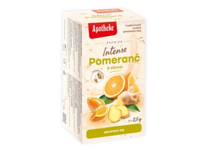 Apotheke Premier Zázvorovo citrusové čaje nálevové sáčky 20 ks