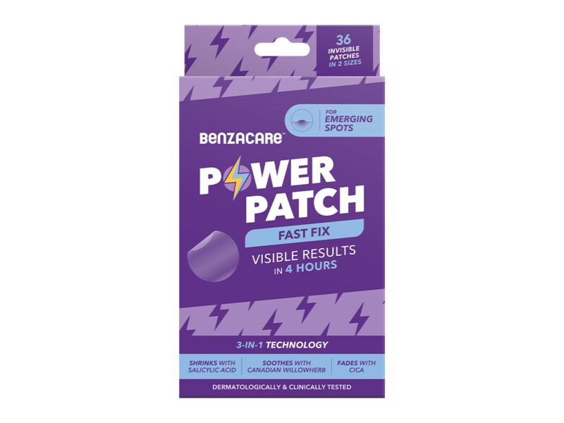 Benzacare Power Patch Náplasti na ošetření akné 36 ks