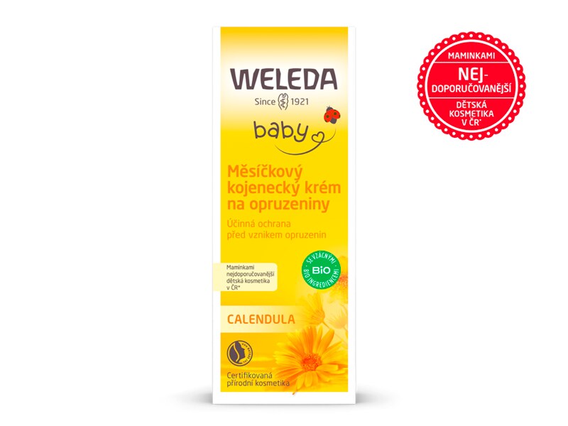 Weleda Baby Měsíčkový kojenecký krém na zadeček 75 ml
