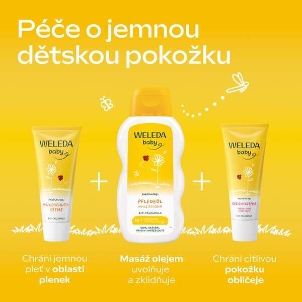 Weleda Baby Měsíčkový kojenecký krém na zadeček 75 ml Weleda Baby Měsíčkový kojenecký krém na zadeček 75 ml