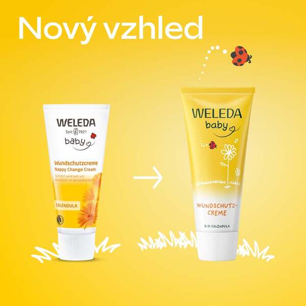 Weleda Baby Měsíčkový kojenecký krém na zadeček 75 ml Weleda Baby Měsíčkový kojenecký krém na zadeček 75 ml