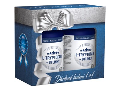 Clinical L-Tryptofan + bylinky 100+100 tobolek 1+1 Dárkové balení