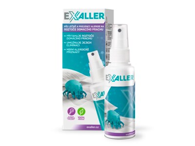 Exaller sprej proti roztočům 150 ml Exaller sprej proti roztočům 150 ml