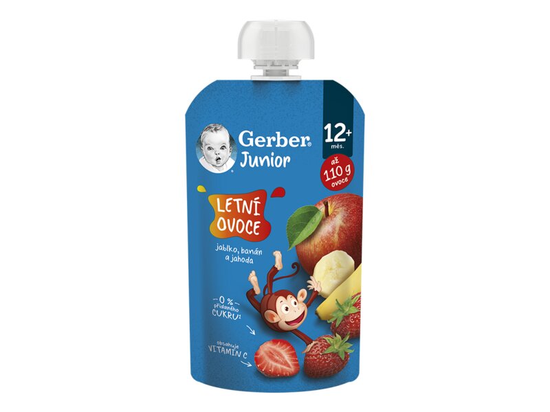 Gerber Junior Kapsička Letní ovoce 12m+ 110 g