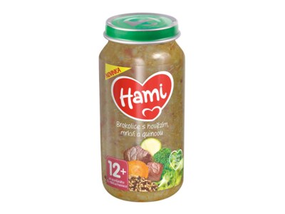 Hami příkrm Brokolice s hovězím masem, mrkví a Quinoou 12m+ 250 g