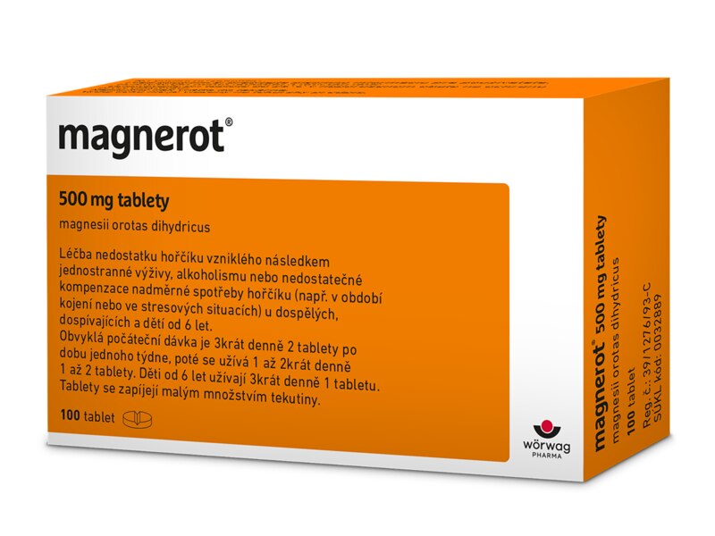 Magnerot 500 mg 100 tablet Magnerot 500 mg 100 tablet