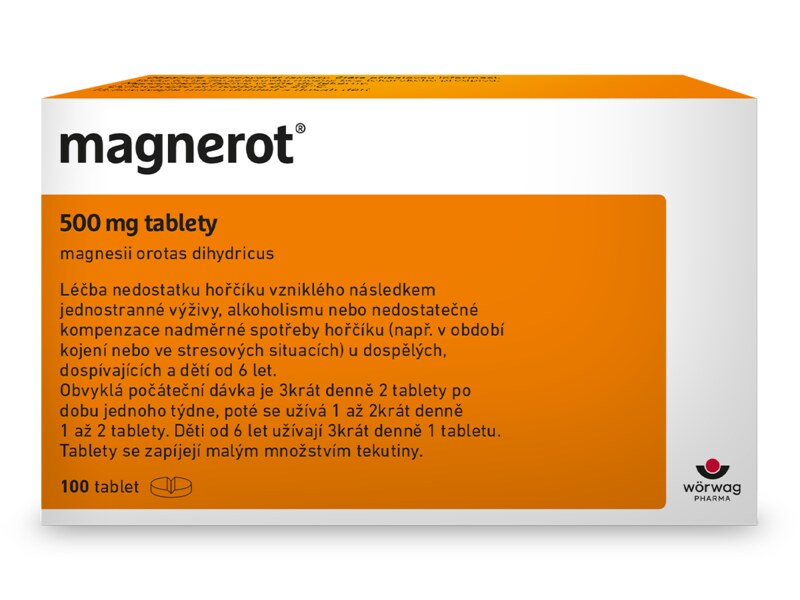 Magnerot 500 mg 100 tablet