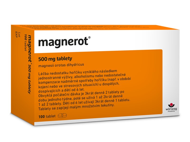 Magnerot 500 mg 100 tablet Magnerot 500 mg 100 tablet