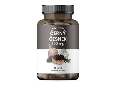 MOVit Černý česnek 500 mg 90 kapslí