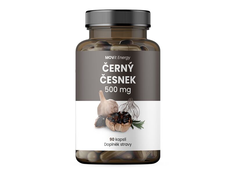 MOVit Černý česnek 500 mg 90 kapslí