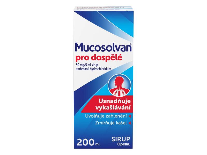 Mucosolvan pro dospělé sirup 200 ml