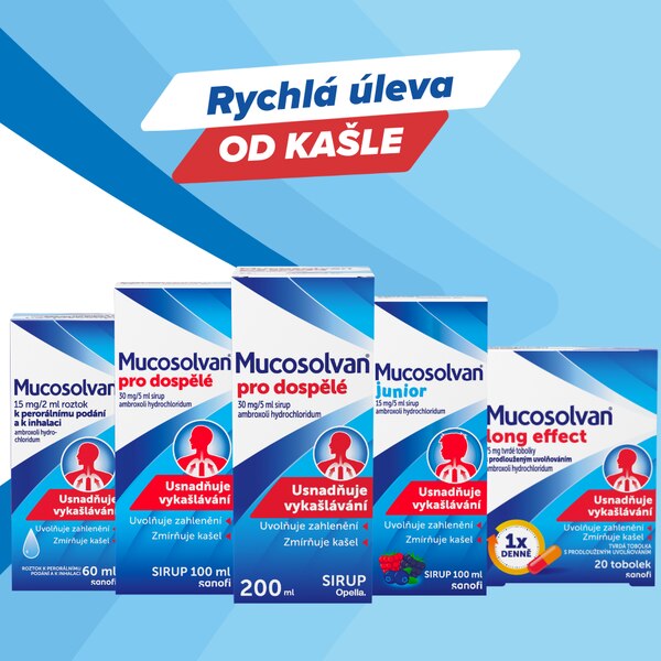 Mucosolvan pro dospělé sirup 200 ml