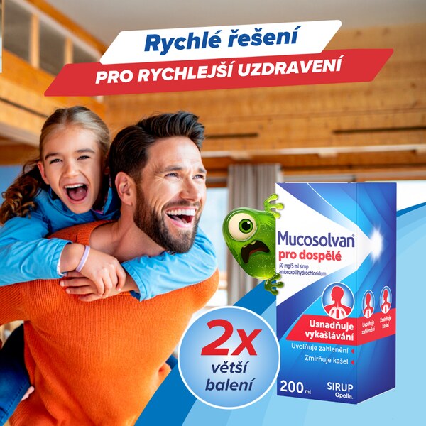 Mucosolvan pro dospělé sirup 200 ml