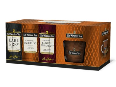 Teekanne Sir Winston English Tea Tradition 3x20 nálevových sáčků+hrnek