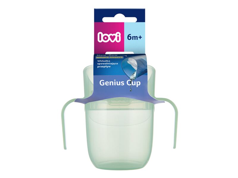 Lovi Hrneček tréninkový Genius Pistachio 6m+ 150 ml 1 ks