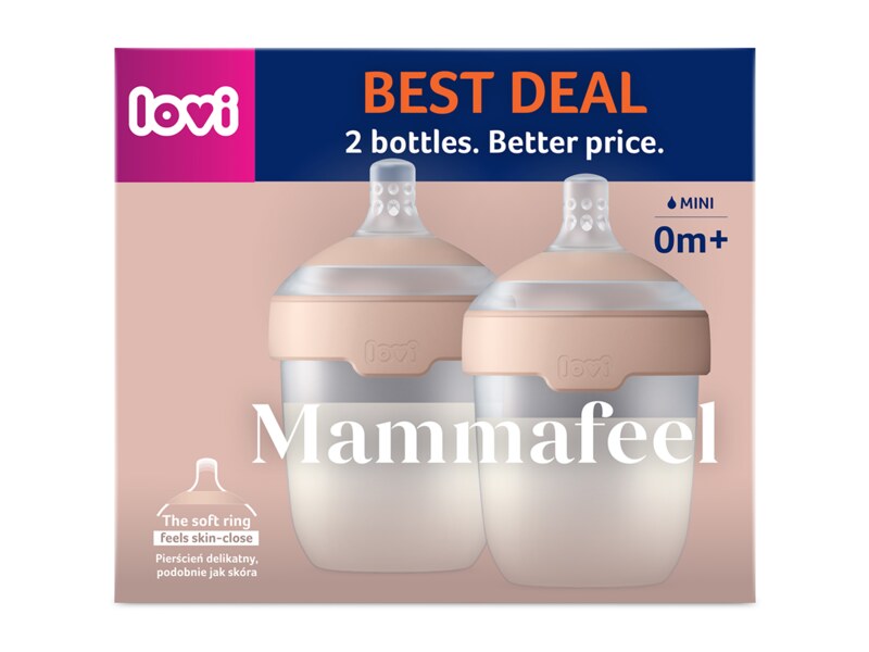 Lovi Mammafeel Set lahví 0 m+ 150 ml 2 ks