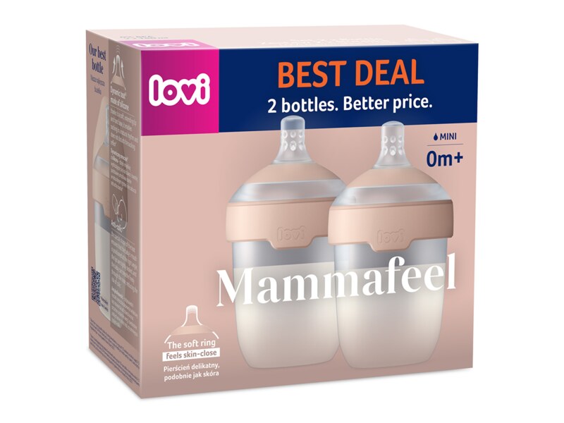 Lovi Mammafeel Set lahví 0 m+ 150 ml 2 ks