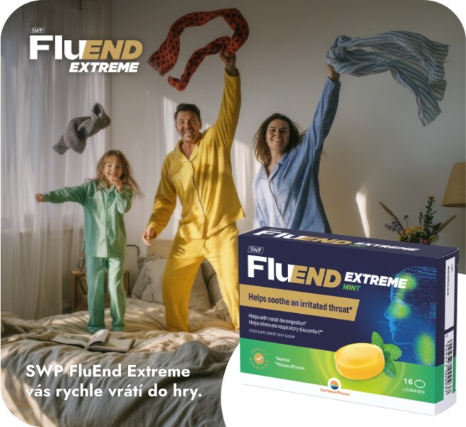 SWP Fluend Extreme Mint 16 pastilek