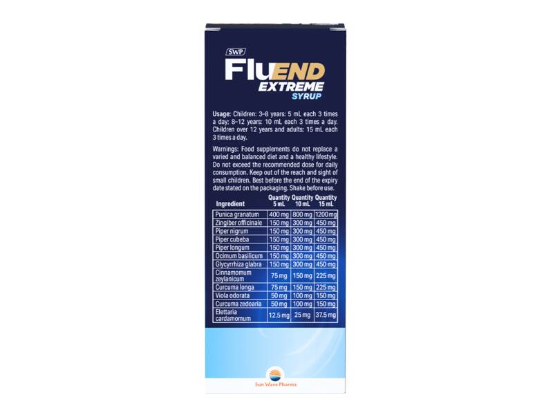 SWP Fluend Extreme Syrup Honey 150 ml