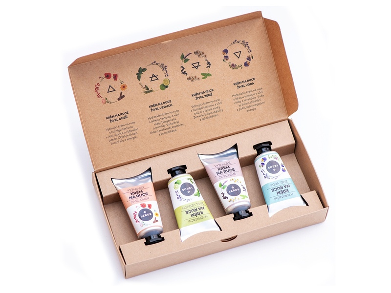 Leros Sada krémů na ruce - 4 živly 4x30 ml