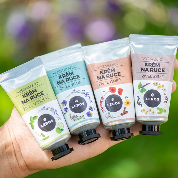 Leros Sada krémů na ruce - 4 živly 4x30 ml