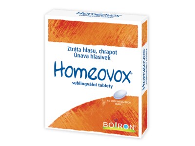 Homeovox 60 sublingválních tablet