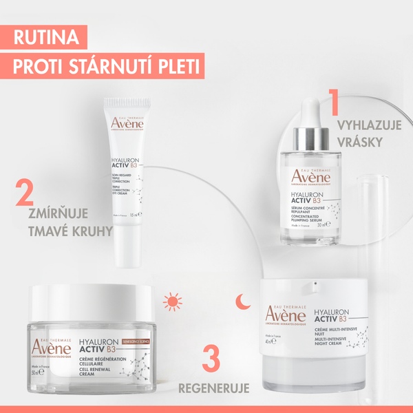 Avene Hyaluron Activ B3 Krém pro obnovu buněk 50 ml