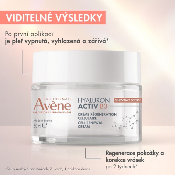 Avene Hyaluron Activ B3 Krém pro obnovu buněk 50 ml