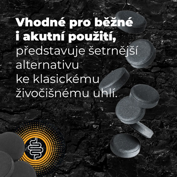 Carbo medicinalis 310 mg aktivní uhlí 20 tablet