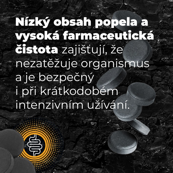 Carbo medicinalis 310 mg aktivní uhlí 20 tablet