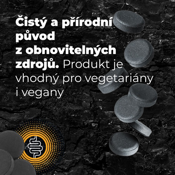 Carbo medicinalis 310 mg aktivní uhlí 20 tablet