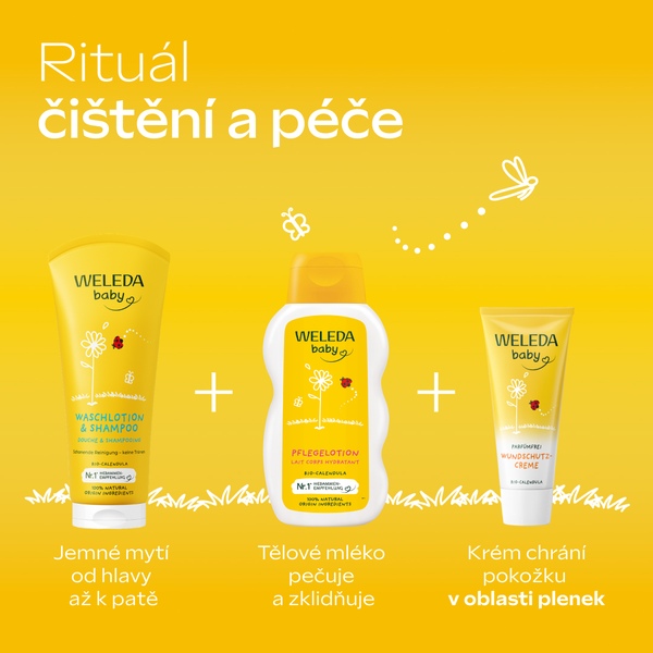 Weleda Baby Měsíčkové tělové mléko 200 ml