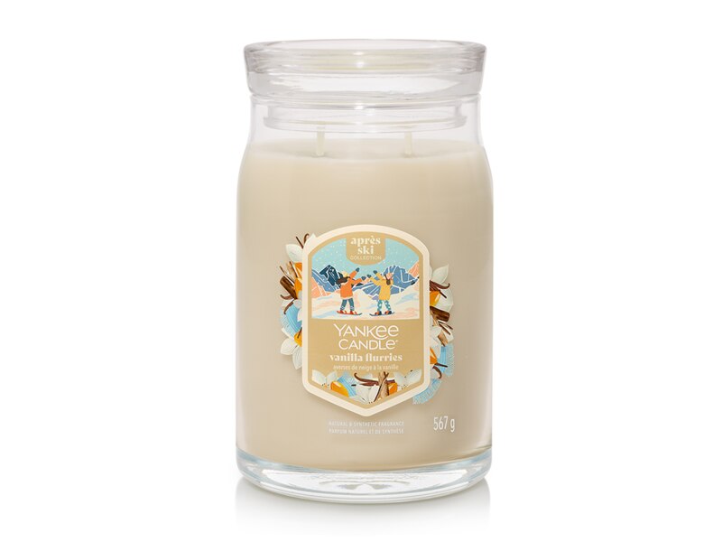 Yankee Candle Signature svíčka velká 2 knoty VanillaFlurries 567 g