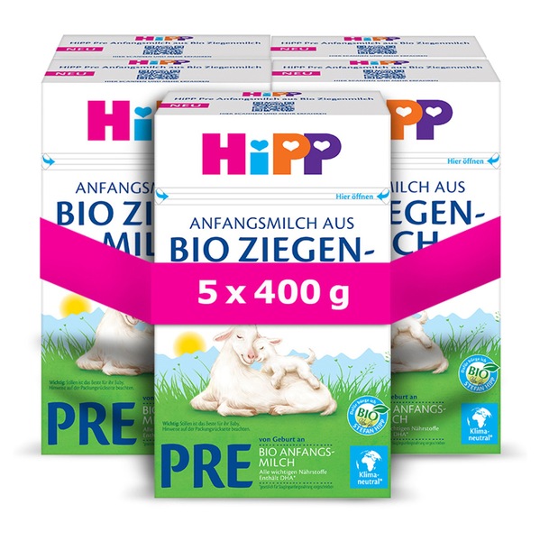 HiPP Kozí 1 BIO počáteční mléko 5x400 g
