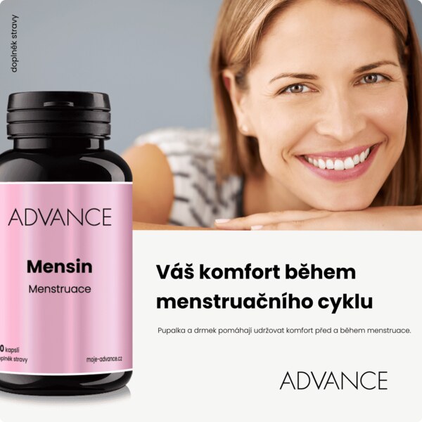 Advance Mensin Menstruace 60 kapslí
