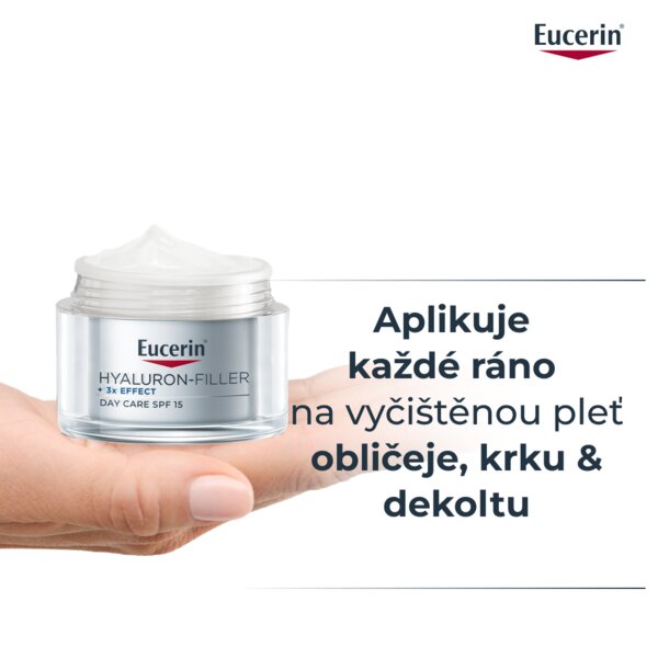 Eucerin Hyaluron-Filler + 3x Effect Denní krém SPF15 50 ml