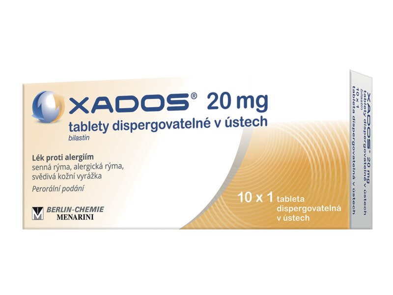 Xados 20 mg tablety dispergovatelné v ústech 10 tablet