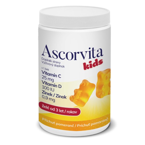Ascorvita Kids Medvídci želé 60 ks