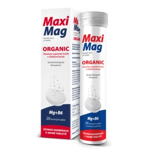 MaxiMag Organic 20 šumivých tablet MaxiMag Organic 20 šumivých tablet