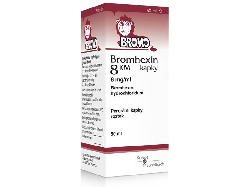 Bromhexin 8 KM kapky 50 ml