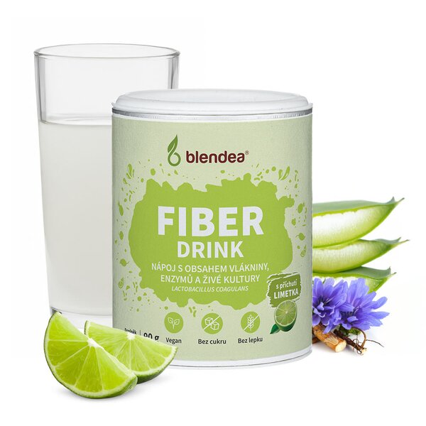Blendea Fiber Drink s příchutí limetka 90 g