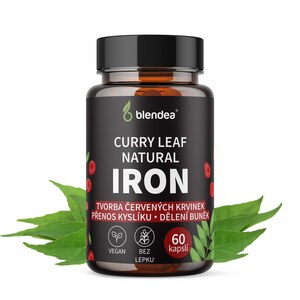 Blendea Iron Curry Leaf Natural 60 kapslí Blendea Iron Curry Leaf Natural 60 kapslí