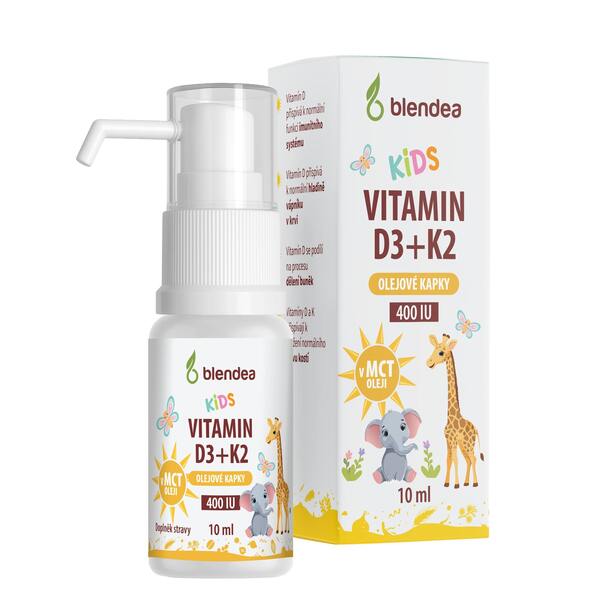 Blendea Kids vitamin D3+K2 400 IU 10 ml