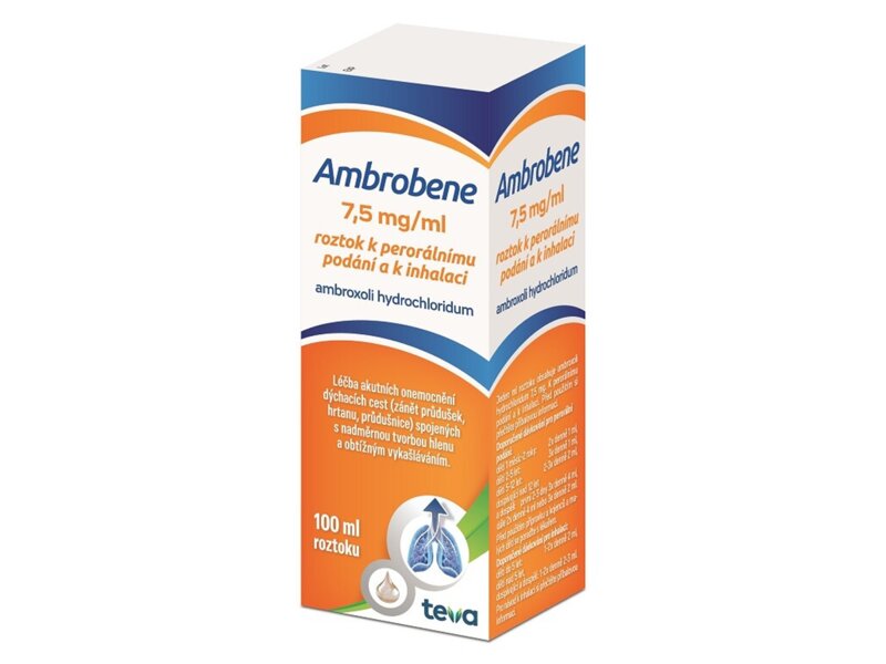 Ambrobene 7,5 mg/ml perorální roztok 100 ml